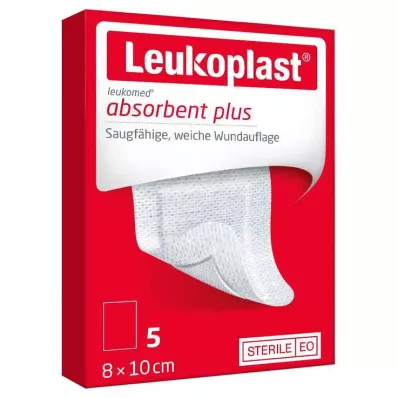LEUKOPLAST Leukomed sterilus 8x10 cm žaizdų tvarstis, 5 vnt