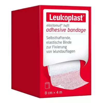 LEUKOPLAST Elastomull lipni fiksacijos juosta.elast.8 cmx4 m, 1 vnt