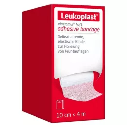 LEUKOPLAST Elastomull lipni fiksavimo juosta elastinga 10 cmx4 m, 1 vnt