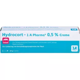 HYDROCORT-1A Pharma 0,5 % kremas, 15 g
