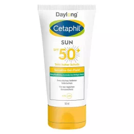 CETAPHIL Sun Daylong SPF 50+ sens.gelinis veido skystis, 50 ml