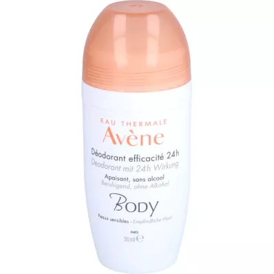 AVENE Kūno dezodorantas su 24 valandų poveikiu, 50 ml