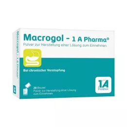 Macrogol-1A Pharma milteliai geriamajam tirpalui, 20 vnt