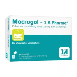 Macrogol-1A Pharma milteliai geriamajam tirpalui, 50 vnt