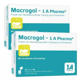 Macrogol-1A Pharma milteliai geriamajam tirpalui, 100 vnt
