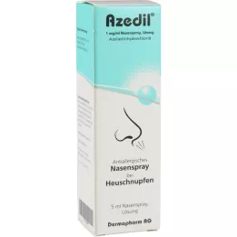 AZEDIL 1 mg/ml nosies purškalo tirpalas, 5 ml