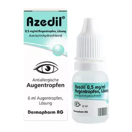 AZEDIL 0,5 mg/ml akių lašų tirpalas, 6 ml