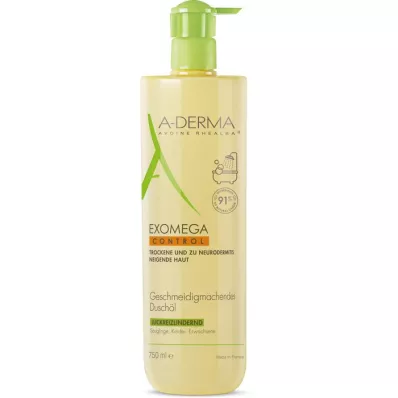 -DERMA EXOMEGA CONTROL minkštinamasis dušo aliejus, 750 ml