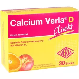 CALCIUM VERLA D tiesioginės granulės, 30 vnt