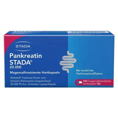 Pankreatinas STADA® 20 000, 100 vnt