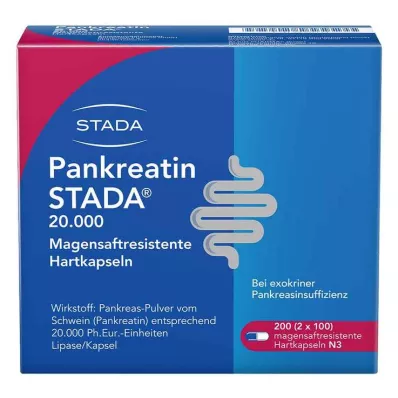 Pankreatinas STADA® 20 000, 200 vnt