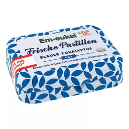 EM Eukal Fresh pastilės mėlynas eukaliptas be, 20 g
