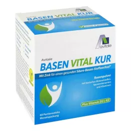 BASEN VITAL KUR ir vitamino D3+K2 milteliai, 60 vnt