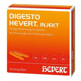 DIGESTO Hevert injekcinės ampulės, 10X2 ml