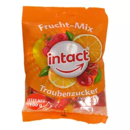 INTACT Dekstrozės paketėlis su vaisių mišiniu, 100 g