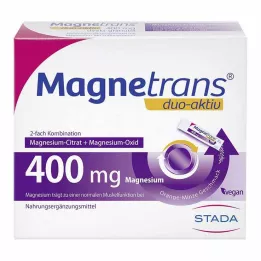 MAGNETRANS duo-aktiv 400 mg lazdelės, 20 vnt