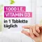 VIGANTOLVIT Vitaminas D3 K2 Kalcis Plėvele dengtos tabletės, 30 kapsulių