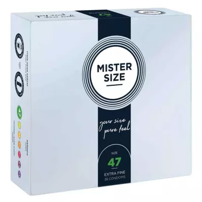 MISTER SIZE 47 prezervatyvai, 36 vnt