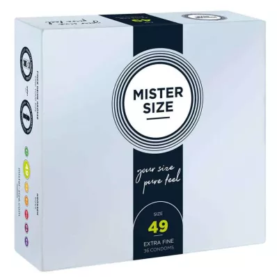 MISTER 49 dydžio prezervatyvai, 36 vnt