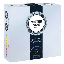 MISTER 53 dydžio prezervatyvai, 36 vnt