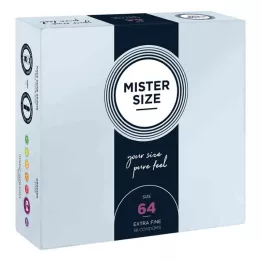 MISTER 64 dydžio prezervatyvai, 36 vnt