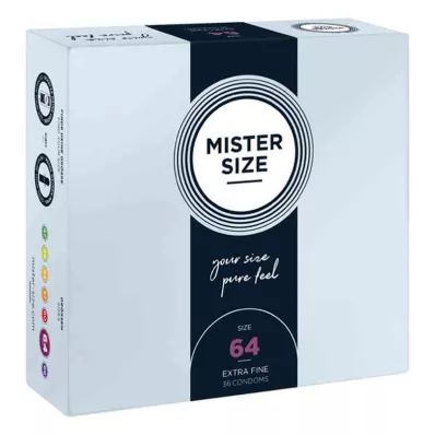 Mister 64 dydžio prezervatyvai (36 vnt.)