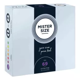 MISTER 69 dydžio prezervatyvai, 36 vnt