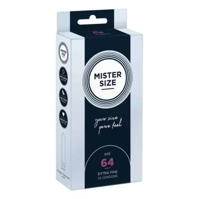 MISTER SIZE 64 prezervatyvai, 10 vnt
