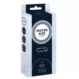 MISTER 69 dydžio prezervatyvai, 10 vnt