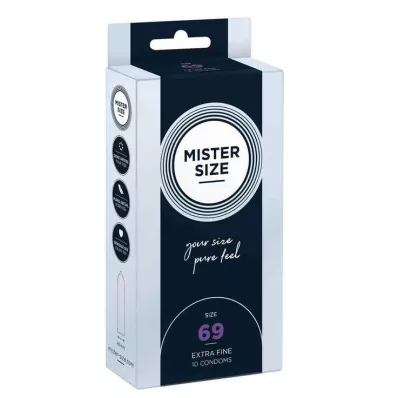 MISTER SIZE 69 prezervatyvai, 10 vnt