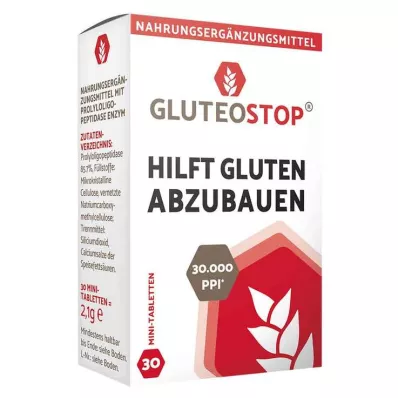 GLUTEOSTOP Tabletės, 30 vnt