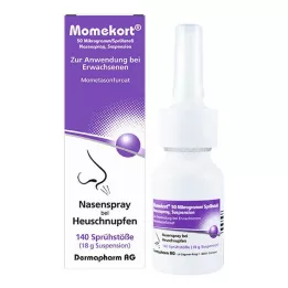 MOMEKORT 50 μg/spray nosies purškalo suspensija 140 suaugusiųjų, 18 g