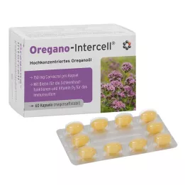 OREGANO-INTERCELL minkštos kapsulės su enteriniu apvalkalu, 60 vnt