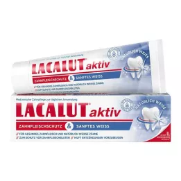 LACALUT aktyvi dantenų apsauga & švelni balta dantų pasta, 75 ml