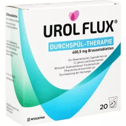 UROL FLUX Irigacinė terapija 400,5 mg putojančios tabletės, 20 vnt