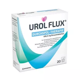 UROL FLUX Irigacinė terapija 400,5 mg putojančios tabletės, 20 vnt