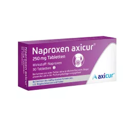 NAPROXEN axicur 250 mg tabletės, 30 vnt