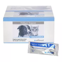 FELIGUM Trojos arkliukai papildomas maistas šunims ir katėms, 30X10 g