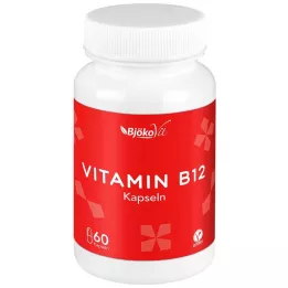 VITAMIN B12 VEGAN Kapsulės 1000 µg metilkobalamino, 60 kapsulių