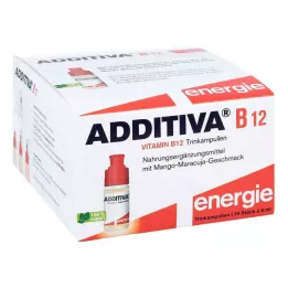 ADDITIVA Vitamino B12 geriamosios ampulės, 30X8 ml