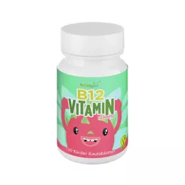 VITAMIN B12 KINDER Kramtomosios veganiškos tabletės, 120 vnt