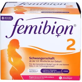 FEMIBION 2 Nėščiųjų kombinuota pakuotė, 2X56 vnt