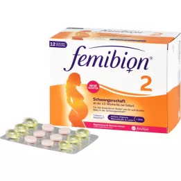 FEMIBION 2 Nėščiųjų kombinuota pakuotė, 2X84 vnt