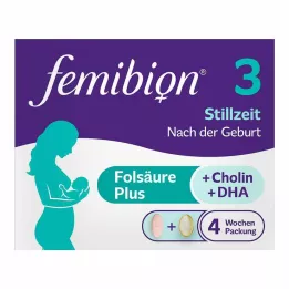 FEMIBION 3 laktacijos kombinuotosios pakuotės, 2X28 vnt