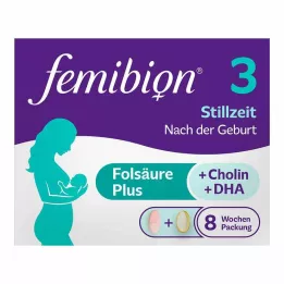 FEMIBION 3 laktacijos kombinuotosios pakuotės, 2X56 vnt