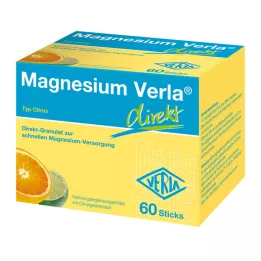 MAGNESIUM VERLA tiesioginės citrusinių vaisių granulės, 60 vnt