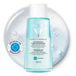 Vichy Purete Thermale akių makiažo valiklis vandeniui atsparus / R, 100 ml