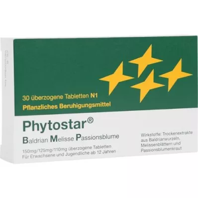 PHYTOSTAR Valerijonas Melisa Passionb.150/125/110mg, 30 vnt