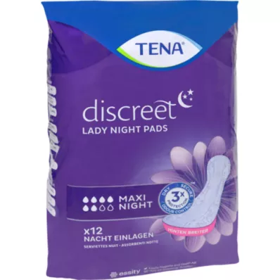 TENA LADY Diskretiški įklotai maxi night, 12 vnt