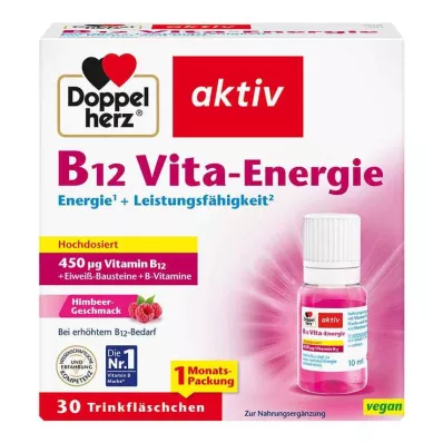 Doppelherz B12 Vita-Energy geriamosios ampulės, 30 vnt